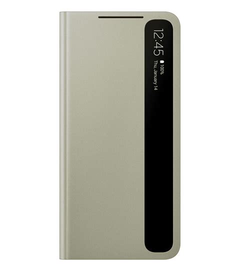 Samsung Funda Galaxy S21 FE Smart Clear View Cover Verde Oliva - El ...