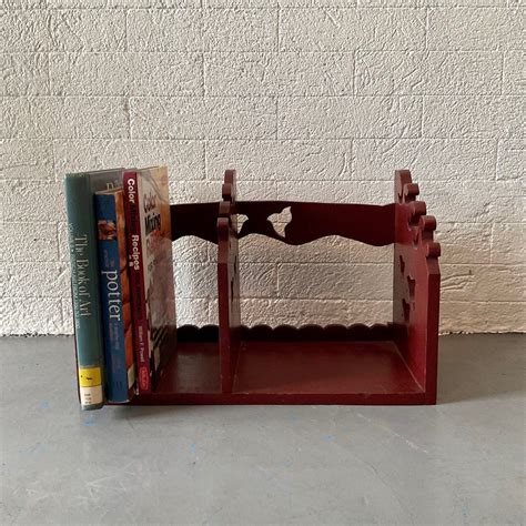 Vintage book holder, Furniture & Home Living, Furniture, Shelves ...