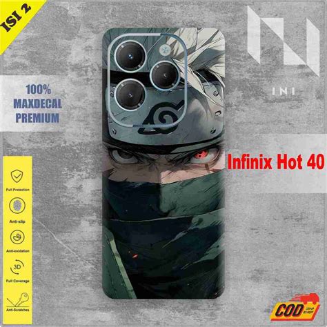 Jual Isi 2 INFINIX HOT 40 Pro Garskin Stiker Case Premium Bebas Custom Gambar Apapun COD
