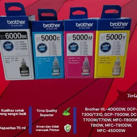 Jual Tinta Brother Bt 6000 5000 BT5000 DCP T300 DCP T500 Shopee