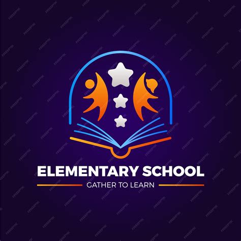 Premium Vector Gradient Elementary School Logo Design