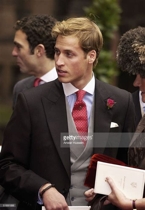 Prince William Attends The Wedding Of Ed Van Cutsem And Lady Tamara