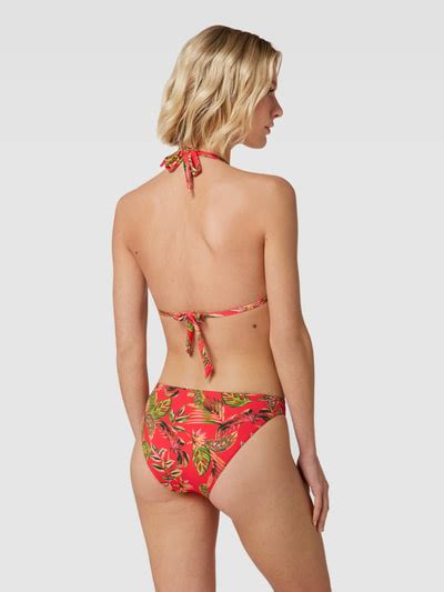 Banana Moon Bikini Oberteil Mit Allover Print Modell Liko Wailua Rot