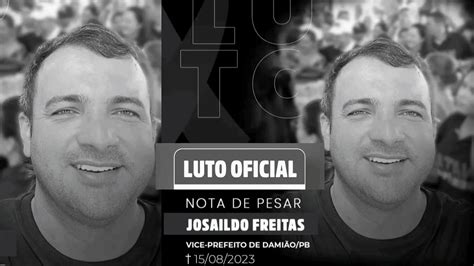 Luto Em Cacimba De Dentro Em Virtude Do Falecimento Do Vice Prefeito De