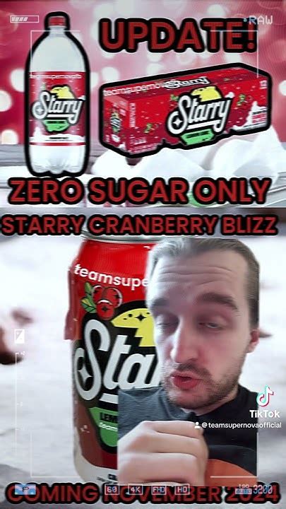 Update On The Upcoming Starry Cranberry Blizz Coming 1124 Soda