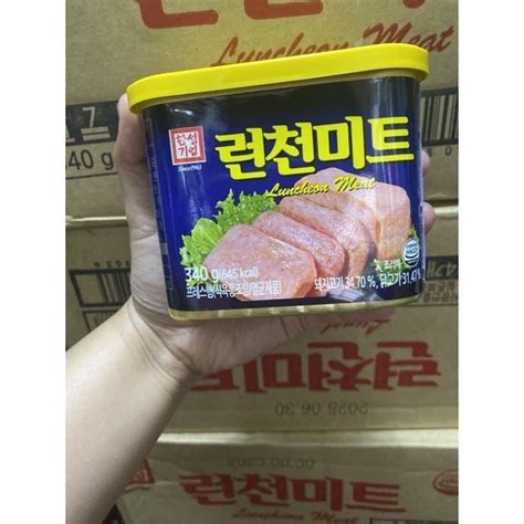 Hansung Authentic Korean Luncheon Meat Spam 340g Shopee Philippines