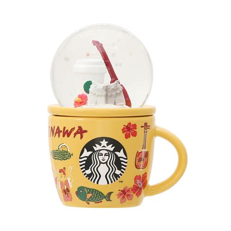 Jual Starbucks Collectible Snow Globe Mug Okinawa 3 Oz 89 ML