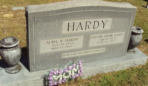 Julian Ervin Hardy Find A Grave Reminne