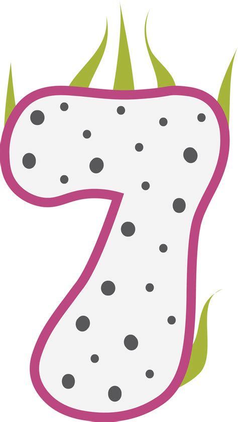 Dragon Fruit Alphabets And Number 44852302 Png