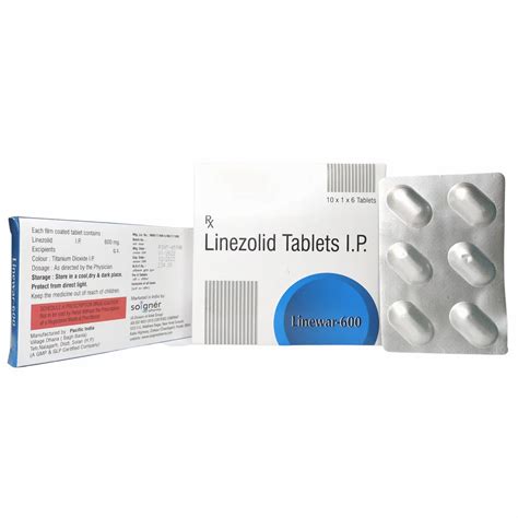 LINEZOLID I P 600 MG LINEWAR 600 TAB At Rs 2340 Box Linezolid