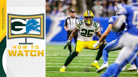 Packers Vs Lions How To Watch Stream Listen Week 12