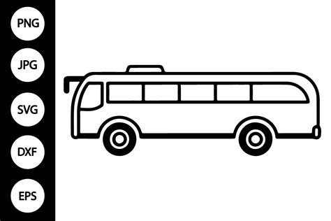 Bus SVG, Silhouette Bus SVG Graphic by MYDIGITALART13 · Creative Fabrica