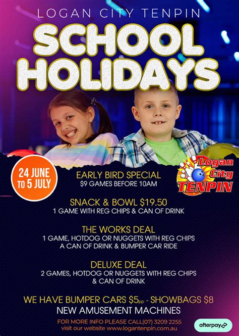 School Holiday Deals Logan City Tenpin