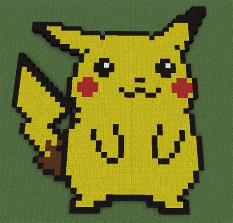 Minecraft PixelArt Pikachu By Skyelana On DeviantArt