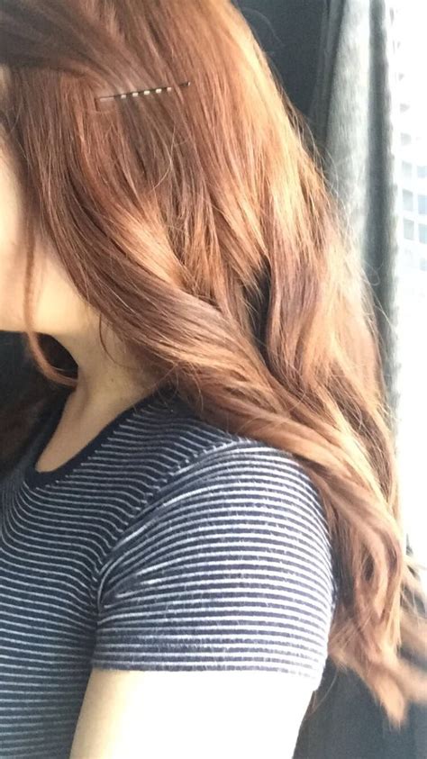 Light Brown Tangerine Hair Color