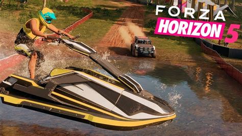 FORZA HORIZON 5 CORRIDA CONTRA JET SKI YouTube