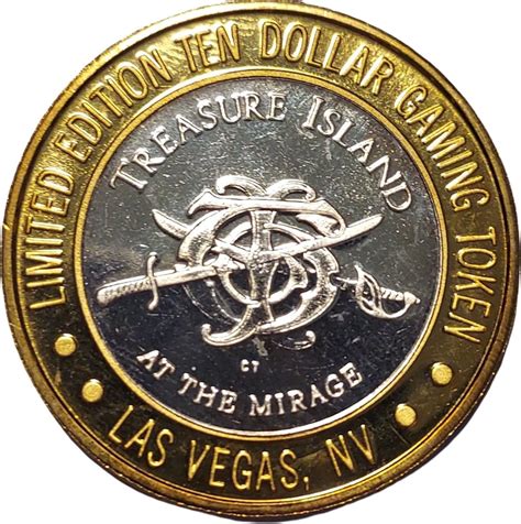 10 Dollars Treasure Island at the Mirage Las Vegas Nevada États