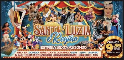 Circo castelli SANTA LUZIA E REGIÃO ESTREIA em Santa Luzia Sympla