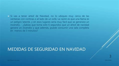 Medidas De Seguridad En Navidad PPT