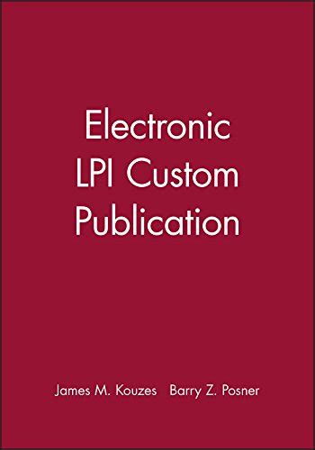 Buy Electronic Lpi Custom Publication J B Leadership Challenge Kouzes