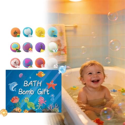 bath bombs  kids  surprise   pack organic colorful