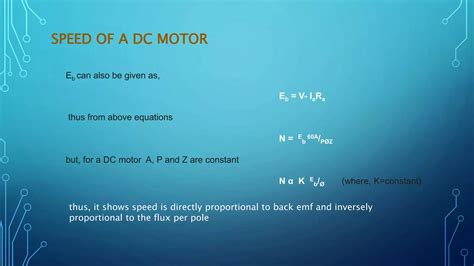 Speed control of dc motor | PPT