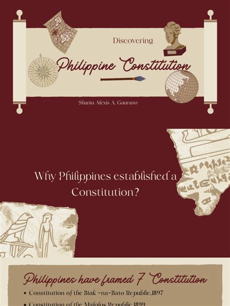 Exploring The Evolution Of Philippine Constitutions From Biak Na Bato To 1987 A Brief History