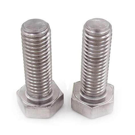 Stainless Steel M27 Hex Head Bolt Fastener Din933 Bolzen All Style Of