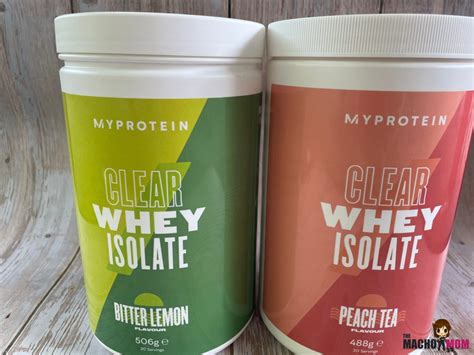 Myprotein Clear Whey Isolate Review Bitter Lemon And Peach Tea The Macho Mom