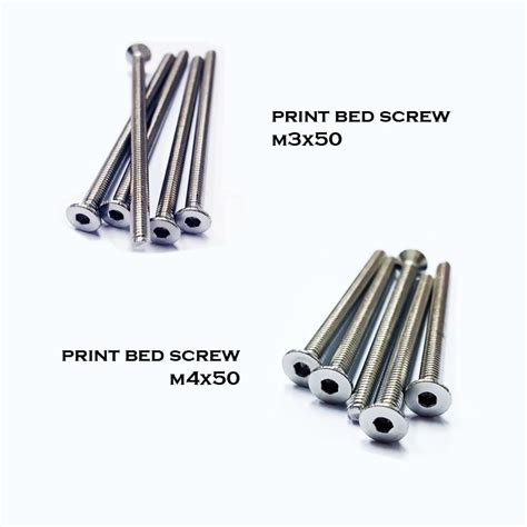 3D Gadgets Malaysia Stainless Steel Print Bed Screw 5 Pcs