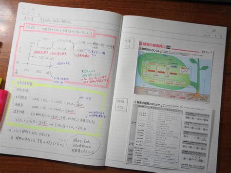 理科の成績アップに役立つ勉強法とノートの紹介