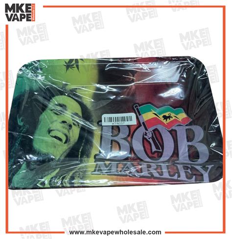 Metal Tray Small Bob Marley F Mke Vape Wholesale