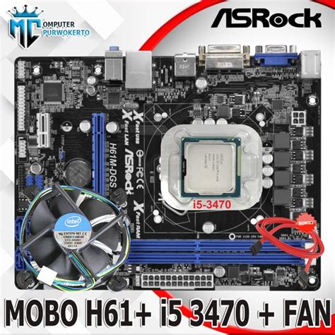 Jual Paket Motherboard H Intel Lga Dan Core I Fan Di