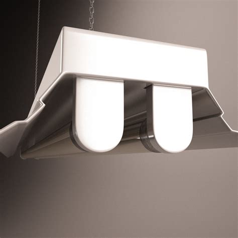 fluorescent light fixture c4d