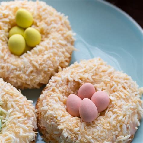 Lemon And Coconut Angel Food Cake Donuts Recipe Yummly Recipe