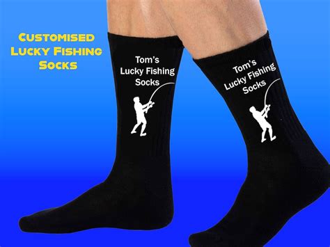 Lucky Fishing Socks Amazing Birthday And Christmas T Dad Ts