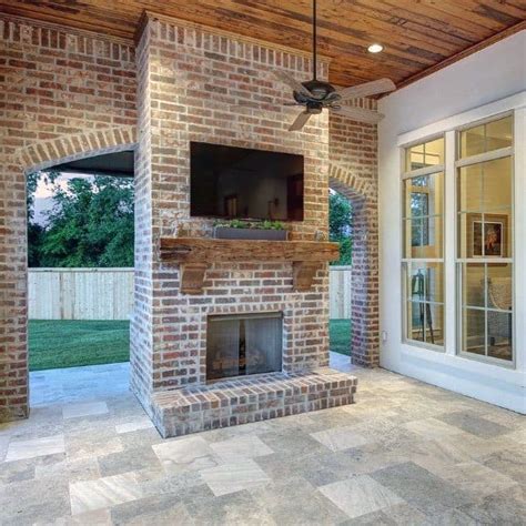 Brick Fireplace Patio Fireplace Guide By Chris