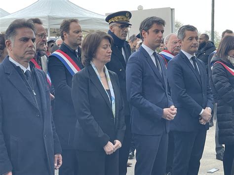 Aux côtés de Gérald Darmanin à la commémoration du génocide du peuple