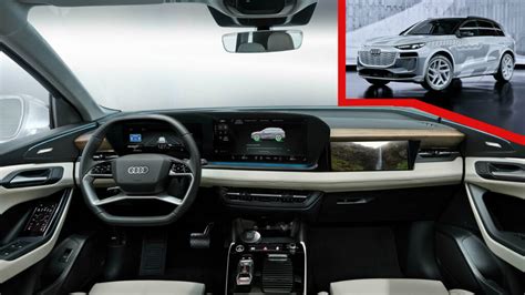 Audi Q6 E-Tron Interior Revealed With 10.6-Inch Passenger Display ...