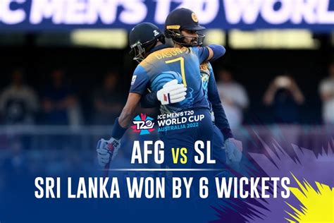 Afg Vs Sl Highlights Dhananjaya De Silva Stars As Srilanka Knocks Out