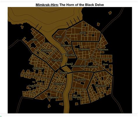 Dwarven Underground City Map