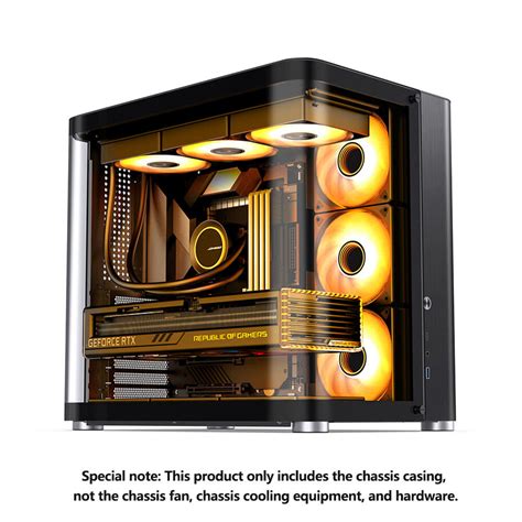 Jonsbo TK 2 ATX ITX Case Hyperbolic Side Translucent M ATX Game Case E