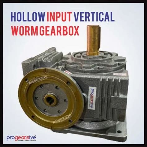 0 16 Kw To 37 Kw Worm Input Hollow Gear Box For Industrial At Rs 12000