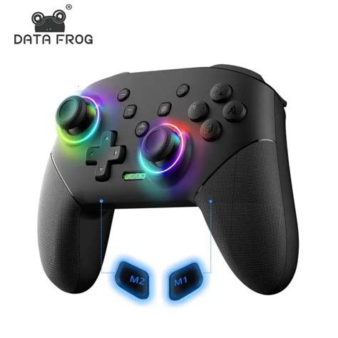 Controle Sem Fio Data Frog Para Nintendo Switch Pc Steam Deck