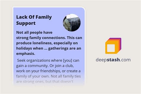 Lack Of Family Support - Deepstash