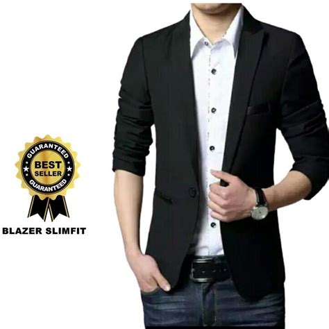 Jual Terjamin TERLARIS JAS PRIA BLAZER FORMAL SLIMFIT MODERN GAYA