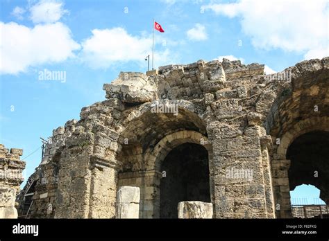 Ancient Side ruins in Turkey Kemer Antalya Stock Photo - Alamy