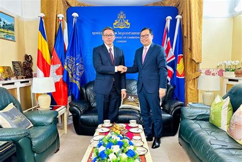 Ambassador Lay Samkol Received A Courtesy Call By His Excellency Ng