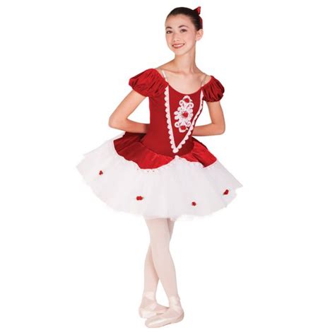 Coppelia Red and White Ballet Costume