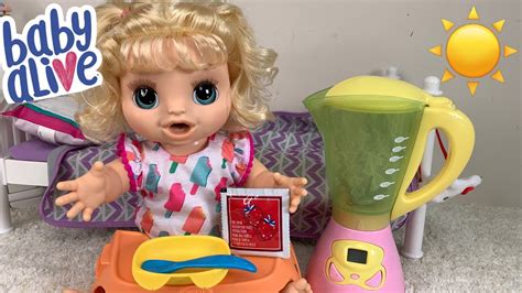 Baby Alive Happy Hungry Baby Doll Morning Routine And Feeding